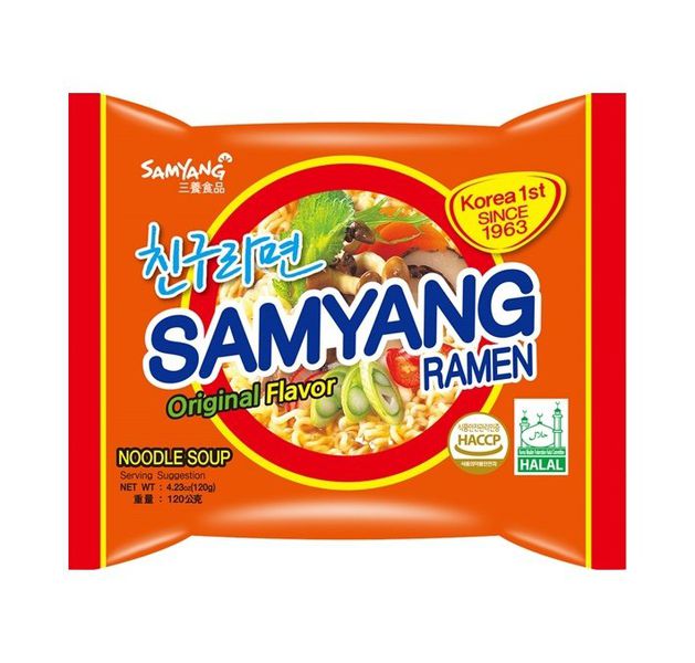 Лапша Samyang Ramen Original со вкусом говядины, 120 г