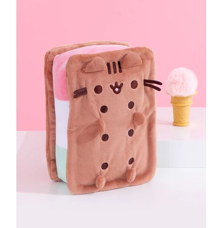 Мягкая игрушка Кот Пушин Неаполитанское Мороженое  (Pusheen Neapolitan) 30х21 см