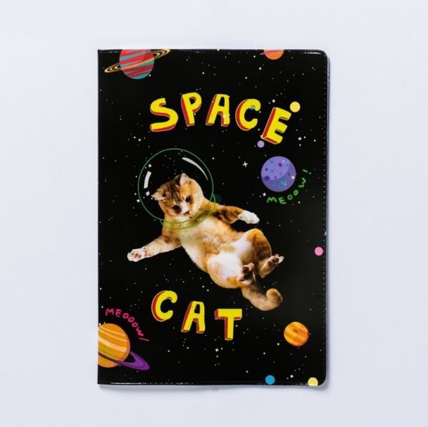 Обложка на паспорт Space Cat