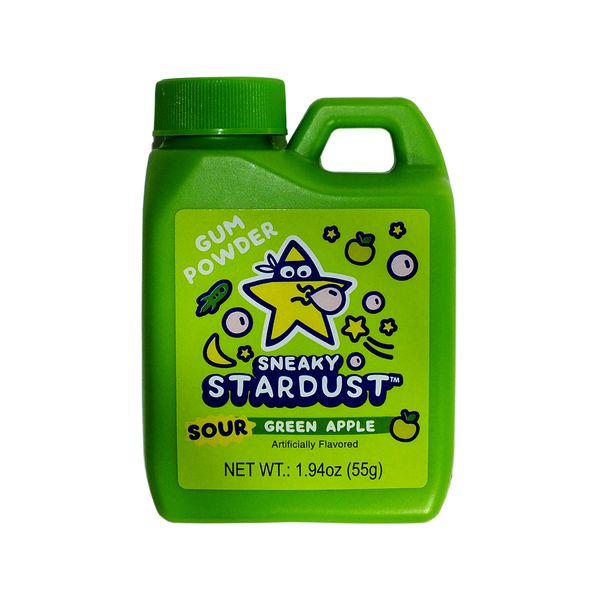 Жевательная резинка Sneaky Stardust sour, яблоко (порошок)