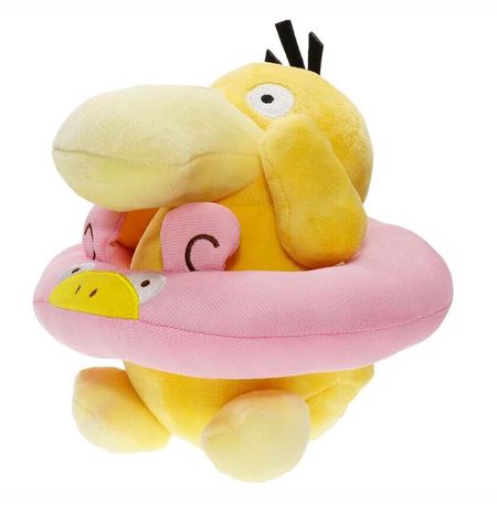 Мягкая игрушка Покемон Псайдак в кругу-слоупоке (Pokemon Psyduck) изображение 2
