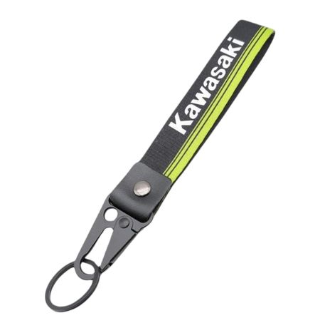 Брелок Kawasaki тканевый с карабином, 19х2,5 см изображение 3