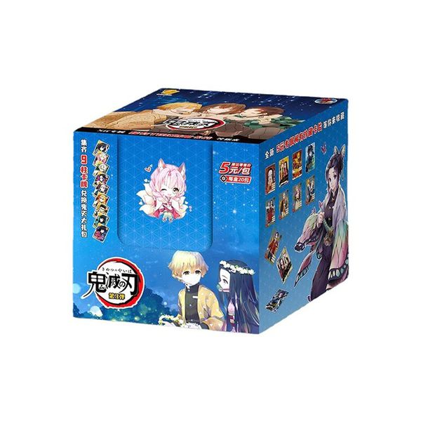 Коллекционные карточки Demon Slayer Тир 3 Синий Бокс (Клинок рассекающий демонов) Dino изображение 2