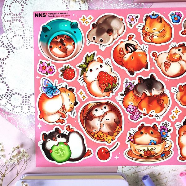 Стикеры Хомяки NKS изображение 2
