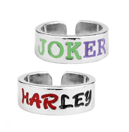 Набор колец Джокер и Харли изображение 2