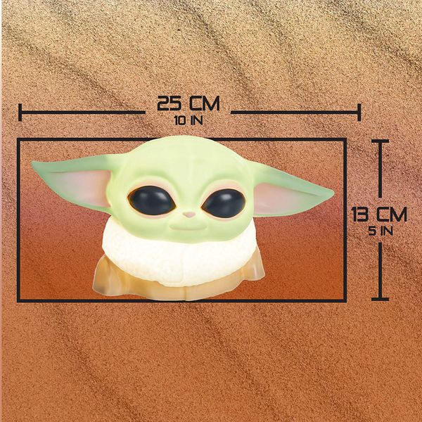 Светильник Малыш Йода - Мандалорец (Baby Yoda - Star Wars) 14 см изображение 5