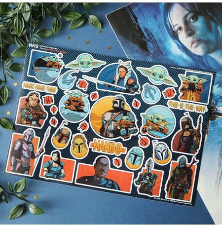 Набор стикеров Мандалорец (Mandalorian)