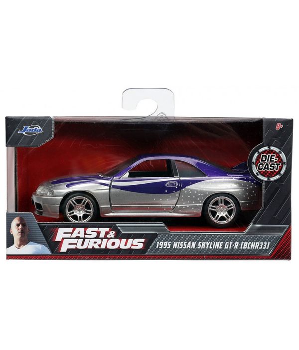 Модель машинки Форсаж - Nissan Skyline GT-R 33 (Fast & Furious - Hollywood Rides) изображение 3