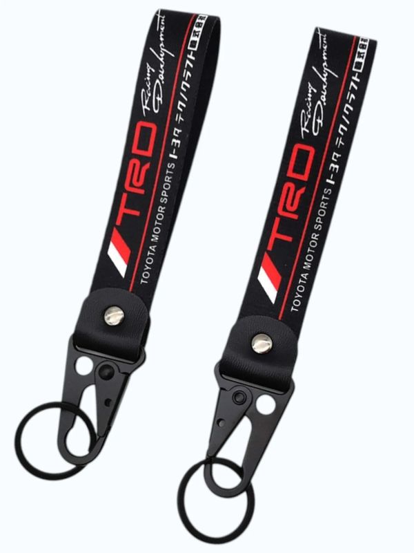 Брелок Toyota Racing Development (TRD) тканевый с карабином, 19х2,5 см изображение 2