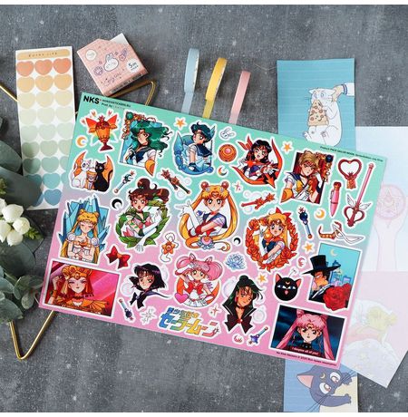 Набор стикеров Сейлор Мун 2 (Sailor Moon)