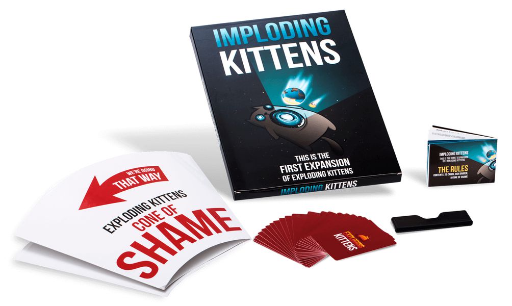 Настольная игра - дополнение Взрывные Котята (Exploding Kittens - Imploding Kittens)