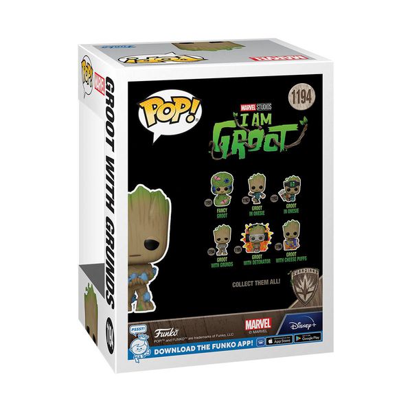 Фигурка Funko POP! Я есть Грут - Грут с Грундсами (I Am Groot - with Grunds) изображение 3