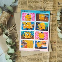 Наклейки Губка Боб, стикеры NKS Mini