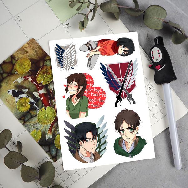 Набор стикеров Атака на Титанов (Attack on Titan) mini