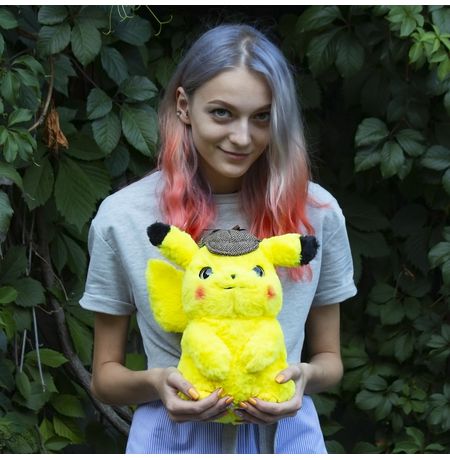 Мягкая игрушка Пикачу Детектив (Pokémon Detective Pikachu) изображение 2