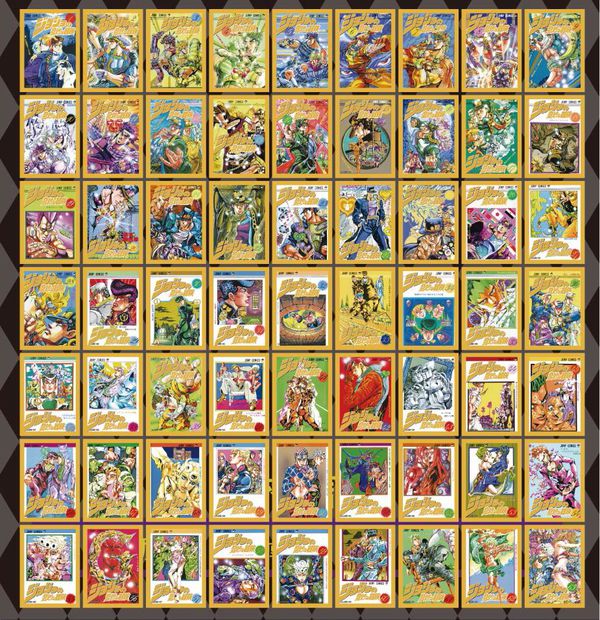 Коллекционные карточки JoJo’s Bizarre Adventure Premium Royal Box 36 штук в боксе (Джо Джо) изображение 6