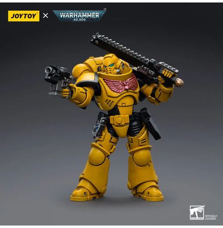 Фигурка Warhammer 40000 - Имперский Кулак Заступник (Imperial Fists Intercessors JOYTOY) 1:18