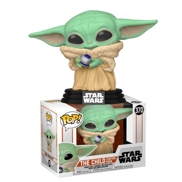 Фигурка Funko POP! Малыш Йода с ручкой управления - Мандалорец (Star Wars - Baby Yoda with Control)