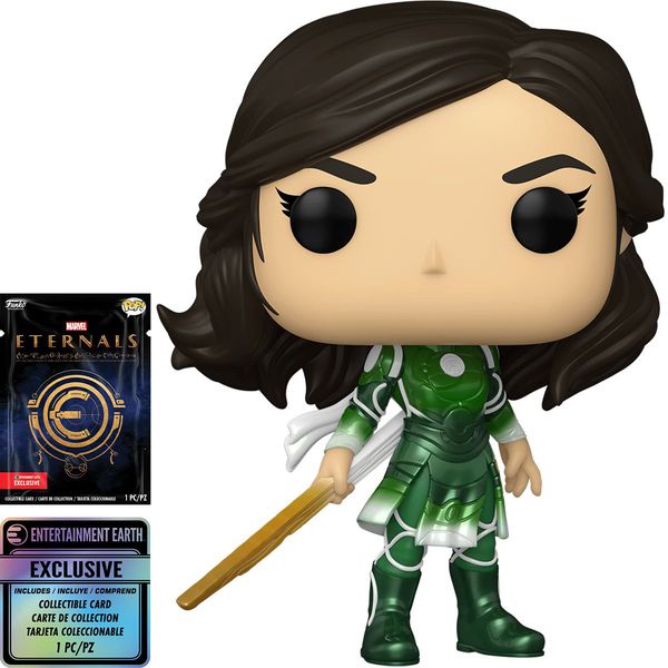 Фигурка Funko POP! Вечные - Серси Эксклюзив с коллекционной карточкой УЦЕНКА (Eternals - Sersi) изображение 3