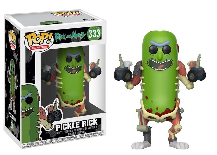 Виниловая фигурка Funko POP! Огурчик Рик - Рик и Морти (Pickle Rick - Rick & Morty)