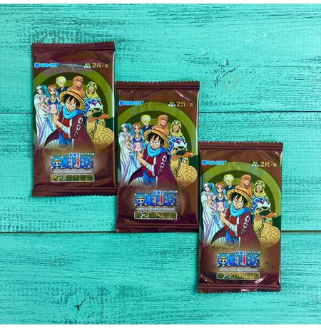 Коллекционные карточки One Piece Категория А+ Набор из 3 бустеров (Большой Куш) изображение 3