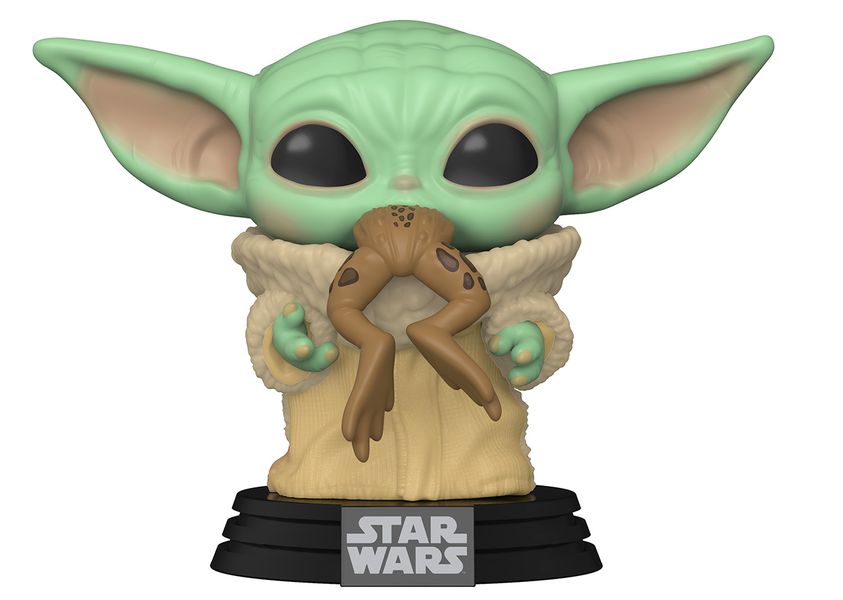 Фигурка Funko POP! Малыш Йода с лягушкой - Мандалорец (Star Wars - Baby Yoda with frog)