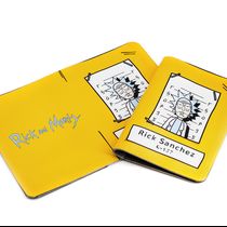 Обложка на паспорт Рик и Морти (RIck and Morty), кожа (УЦЕНКА)