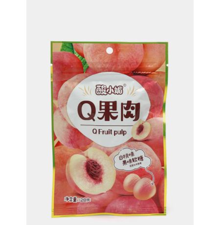 Мармеладные фрукты Q Fruit pulp, персик