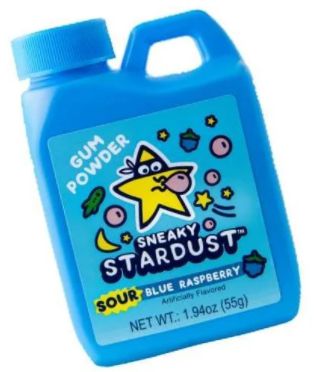 Жевательная резинка Sneaky Stardust sour, ежевика (порошок)