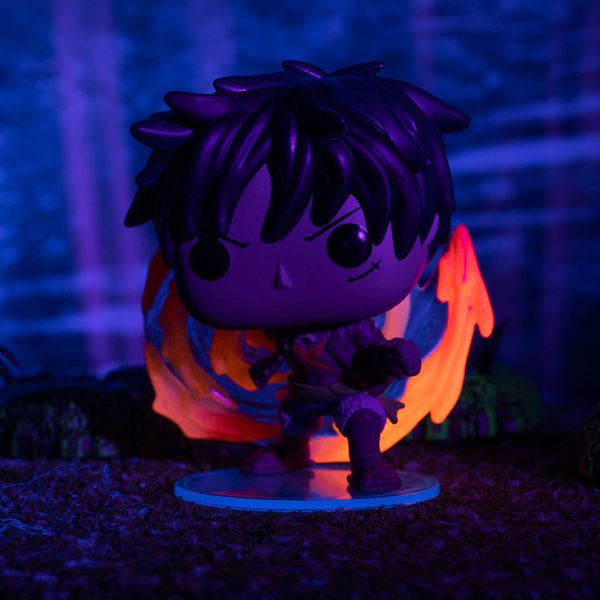 Фигурка Funko POP! One Piece - Луффи Красный Ястреб (Luffy Red Hawk) AAA Anime Exc GITD CHASE изображение 3