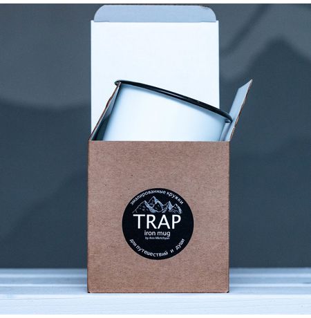 Кружка Круг эмалированная изображение 2