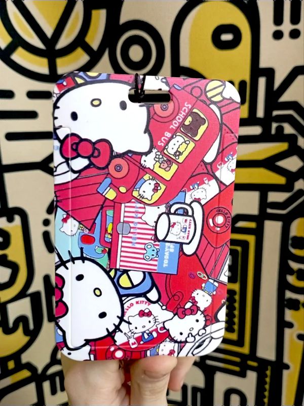 Картхолдер Hello Kitty, пластик 11х6,8 см, 48 см изображение 2