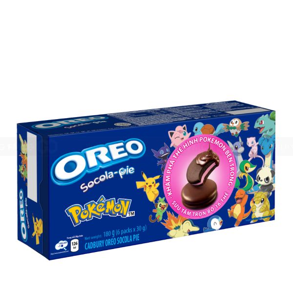 Пирожное Oreo Cadbury Pokémon Version с клубникой