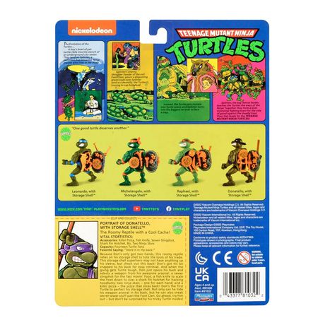 Фигурка Черепашки-Ниндзя - Донателло (Donatello - TMNT Classic Storage Shell) лицензия 10,5 см изображение 5
