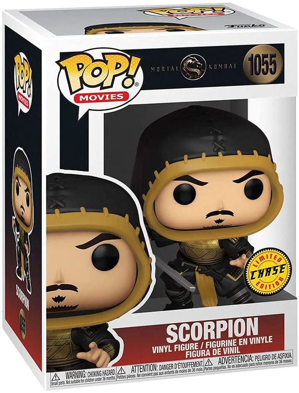 Фигурка Funko POP! Mortal Kombat - Скорпион Эксклюзив (Scorpion Movie CHASE)