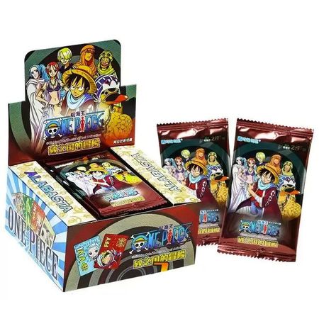 Коллекционные карточки One Piece Категория А+ - 5 штук в бустере (Большой Куш) изображение 2