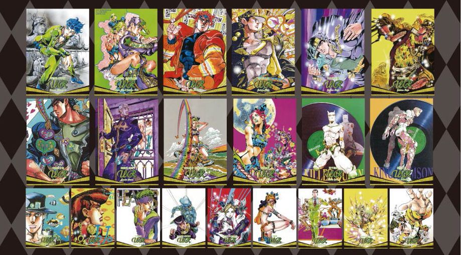 Коллекционные карточки JoJo’s Bizarre Adventure Premium Royal Box 36 штук в боксе (Джо Джо) изображение 9