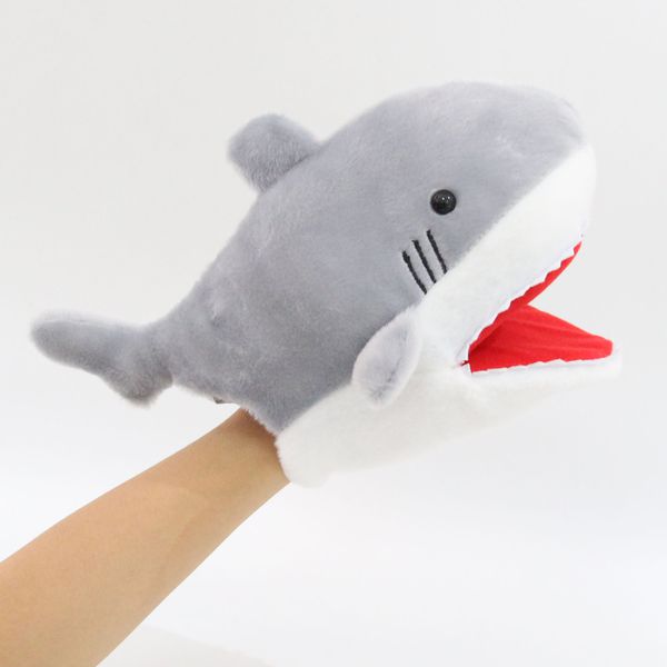 Мягкая игрушка Акула на руку 28 см