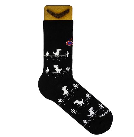 Носки Динозавры, черный (размер 34-39), BOOOMERANGS изображение 3